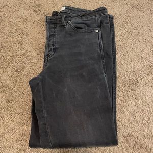 Free People Grey Wash Skinny Jeans